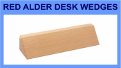RA28<BR>RED ADLER DESK WEDGE<BR>USE WITH 2" X 8" NAMEPLATE