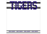 CPTIGCC - TIGER CROSS COUNTRY<BR>12"x12" PAPER