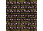 D2I26W28-14 - FOOTBALL<BR>12" x 12" PAPER<BR>CUSTOMIZE YOUR COLOR &<BR>WORDING