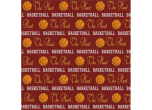 D2I2W34-47 - BASKETBALL<BR>12" x 12" PAPER<BR>CUSTOMIZE COLOR &<BR>WORDING