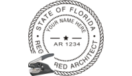 FLARCH-E - FLORIDA ARCHITECTURAL  SEAL<BR>EMBOSSER SEAL <BR> 2" ROUND