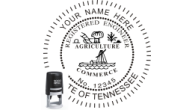 TNENG-SI - TENNESSEE ENGINEER SEAL <BR> SELF INKING STAMP <BR> 2" ROUND
