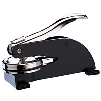 E13 - E13 1-5/8" Dia. Desk Embosser