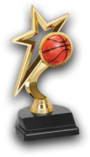 COMPLETED BASKETBALL TROPHY
