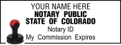 COLORADO NOTARY<BR>HANDLE STYLE STAMP 