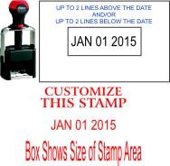 Quality Self Inking Stamp with 7/8" x 2 3/8" custom design plate.  
Shiny Brand is our signature product line.  We also carry Cosco 2000 Plus, Trodat, Ideal and Millennium devices.  
This stamp size includes
Shiny S-844 (S844)
Cosco 2000 Plus P-40 (P4