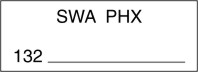 SUPPLIER PART ID<BR>SWA PHX-SI<BR>SELF INKING PHX STAMP