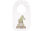Spring Gnome Bib
Rabbit Skins Super soft 100% combed ringspun jersey cotton.  Sewn with 100% cotton thread.  Includes reinforced hook & loop closure.  EasyTear label.