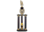 COMPLETED BASKETBALL TROPHY 29 1/2"