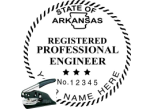 ARENG-E - ARKANSAS ENGINEER SEAL<BR>EMBOSSER SEAL 