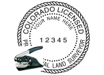 COLDSVR-EMB - COLORADO LAND SURVEYOUR SEAL<BR>EMBOSSER SEAL 