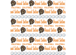 D2I25L9-10W53 - GRAND SALINE INDIANS<BR>VOLLEYBALL<BR>12"X12" PAPER