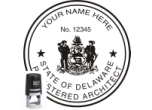 DEARCH-SI - DELAWARE ARCHITECTURAL SEAL<BR>SELF INKING STAMP <BR> 1 15/16" ROUND