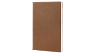 gft652 leatherette journal book DARK brown jds industries