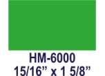 HM-6000 - Item# HM-6000
15/16"x1 5/8"
Heavy Duty Metal
Self Inking Stamp