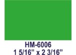 HM-6006 - Item# HM-6006
1 5/16" x 2 3/16"
Heavy Duty Metal
Self Inking Stamp