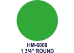 HM-6009 - Item# HM-6009<BR>1 3/4" Heavy Duty Round
Metal Self Inking Stamp