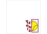 I23P10W48 - TENNIS BORDER<BR>12" x 12" PAPER<BR>CUSTOMIZE YOUR COLOR