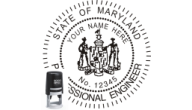MDENG-SI - MARYLAND ENGINEER SEAL<BR>SELF INKING STAMP 