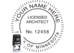 MNARCH-SI - MINNESOTA ARCHITECTURAL SEAL<BR>SELF INKING STAMP 