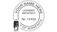 MNARCH-SI - MINNESOTA ARCHITECTURAL SEAL<BR>SELF INKING STAMP 