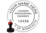 MNENG-H - MINNESOTA ENGINEER SEAL<BR>HANDLE STYLE STAMP 
