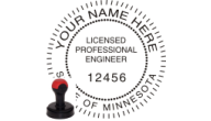 MNENG-H - MINNESOTA ENGINEER SEAL<BR>HANDLE STYLE STAMP 