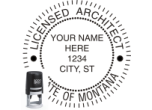 MTARCH-SI - MONTANA ARCHITECTURAL SEAL <BR> SELF INKING STAMP 
