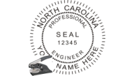 NCENG-E - NORTH CAROLINA ENGINEER SEAL <BR> EMBOSSER SEAL