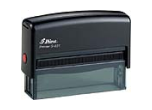 Shiny S-831 Self Inking Stamp with 3/8" x 2 3/8" custom design plate and up to 2 lines of custom text or art.
Quality Replacement for the 2000 Plus Printer 15 or Printy 4916
