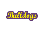 S8L26A - S8L26A<BR>BULLDOGS TITLE LASERCUT APPROX. 2"x11"<BR>CUSTOMIZE THE FRONT & SHADOW COLORS