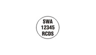 SWA-3LN CIR - SUPPLIER PART ID<BR>3LN CIR-SI<BR>SELF INKING 3 LINE STAMP