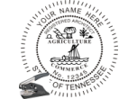 TNARCH-E - TENNESSEE ARCHITECTURAL  SEAL <BR> EMBOSSER SEAL <BR> 2" ROUND