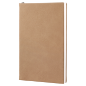 gft651 leatherette journal book light brown jds industries