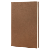 gft652 leatherette journal book DARK brown jds industries
