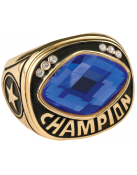 CHAMPIONSHIP CLASS RING WITH STONE OR SPORT INSERT
