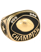 CHR25G<BR>CHAMPIONSHIP RING<BR>GOLD FOOTBALL