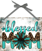 8" x 10" x 1/4" Hardboard Wall Decor with Ribbon for hanging.   High quality full color print with vibrant colors.  Panel is scratch resistant and washable.