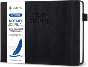 NOTARY JOURNAL LOG BOOK
Hardcover Notary Entry Book with 128 Numbered pages allowing up to 378 entries.
Entry lines include complete detail including
Date - Time - Fee - Service Provided - Name Address Detail - ID Provided
Signature - Thumb Print Area
