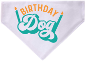 Full Color Pet Bandana.  Slips over your dogs collar and place on the back or front of your dog.  Bandana is machine washable.  Second side print option below.  Available in 3 sizes.