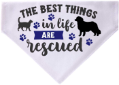 Full Color Pet Bandana.  Slips over your dogs collar and place on the back or front of your dog.  Bandana is machine washable.  Second side print option below.  Available in 3 sizes.