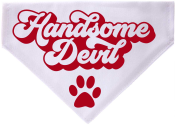 Full Color Pet Bandana.  Slips over your dogs collar and place on the back or front of your dog.  Bandana is machine washable.  Second side print option below.  Available in 3 sizes.