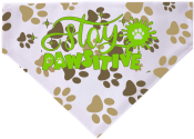 Full Color Pet Bandana.  Slips over your dogs collar and place on the back or front of your dog.  Bandana is machine washable.  Second side print option below.  Available in 3 sizes.