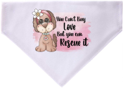 Full Color Pet Bandana.  Slips over your dogs collar and place on the back or front of your dog.  Bandana is machine washable.  Second side print option below.  Available in 3 sizes.