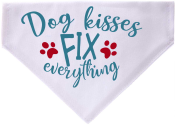 Full Color Pet Bandana.  Slips over your dogs collar and place on the back or front of your dog.  Bandana is machine washable.  Second side print option below.  Available in 3 sizes.