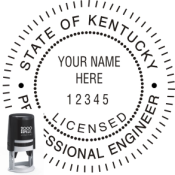 KENTUCKY ENGINEER SEAL<BR>SELF INKING STAMP 