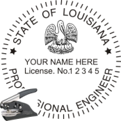 LOUISIANA ENGINEER SEAL<BR>EMBOSSER SEAL