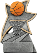 resin award basketball