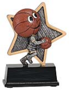 resin award basketball