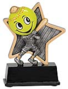 RESIN AWARD SOFTBALL